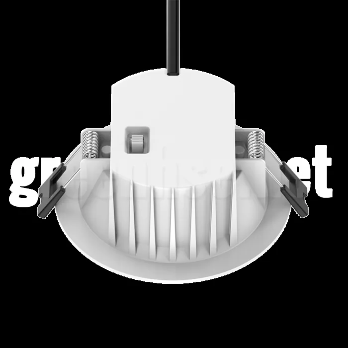 8W tri-colour dimmable flat LED downlight