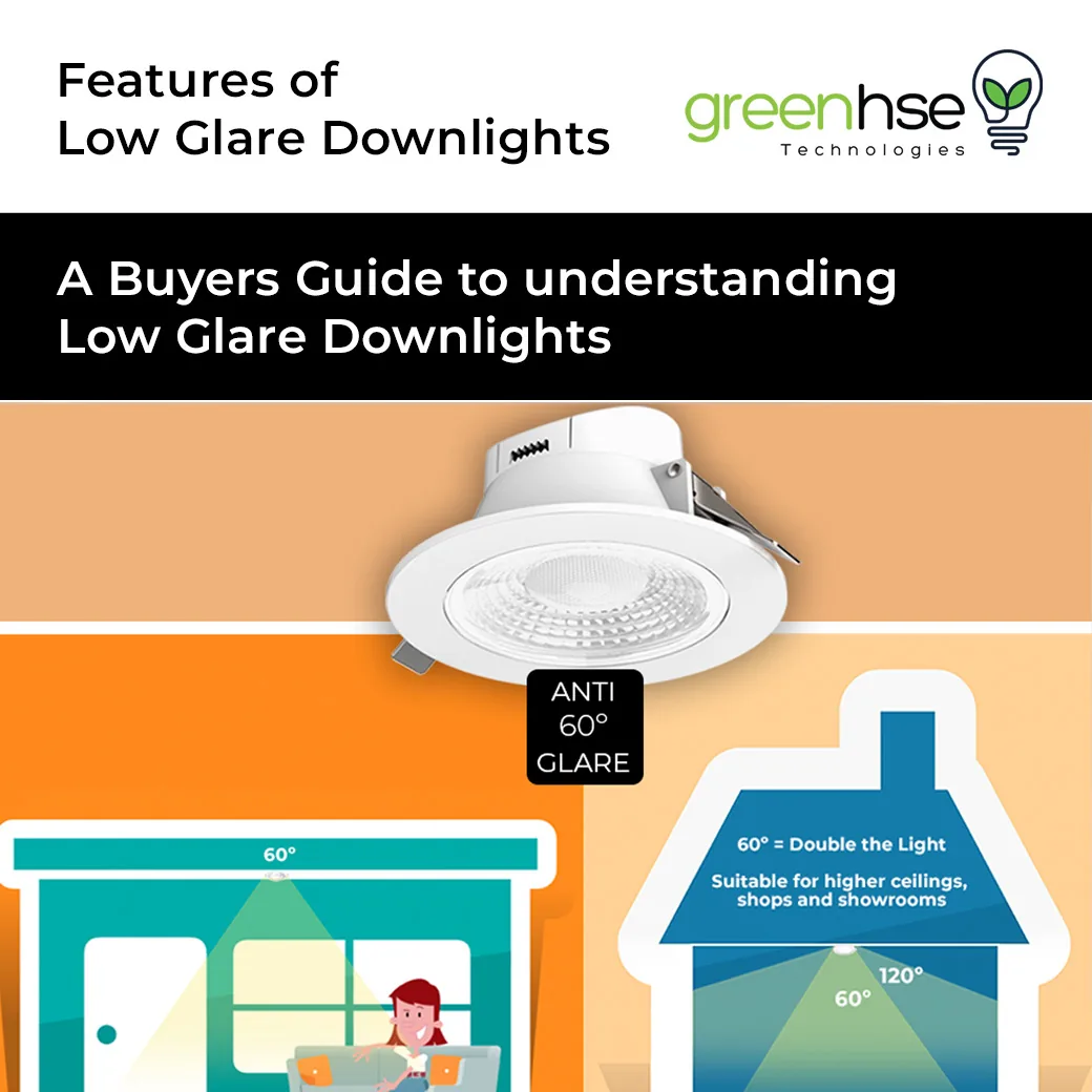 What are low-glare downlights, benefits, features and buying guide