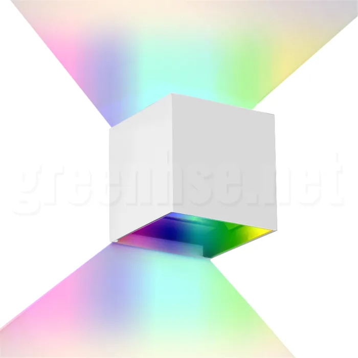 6W WiFi up down LED wall light in RGBW